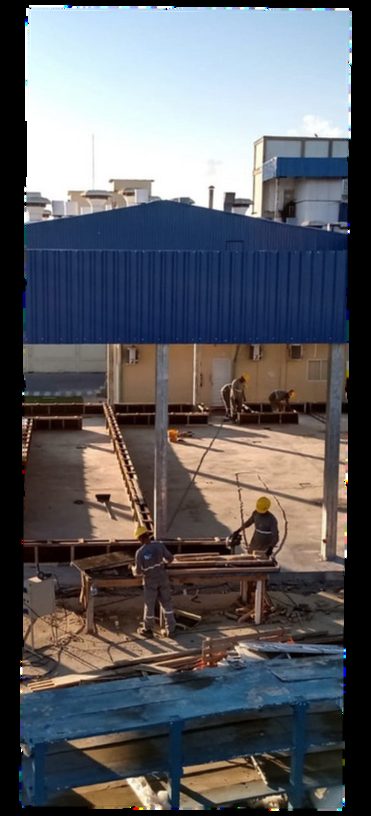 Estruturas metálicas, foto 2. Obra executada pela EHK Engenharia